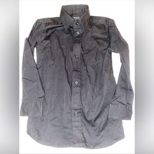 George Kids Dress Shirt Black Size 6-7